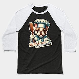 Chef french bulldog Baseball T-Shirt